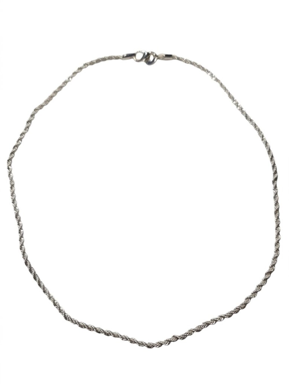 Classic 18-inch 925 Sterling Silver Rope Chain: Perfect For Layering or Pendant